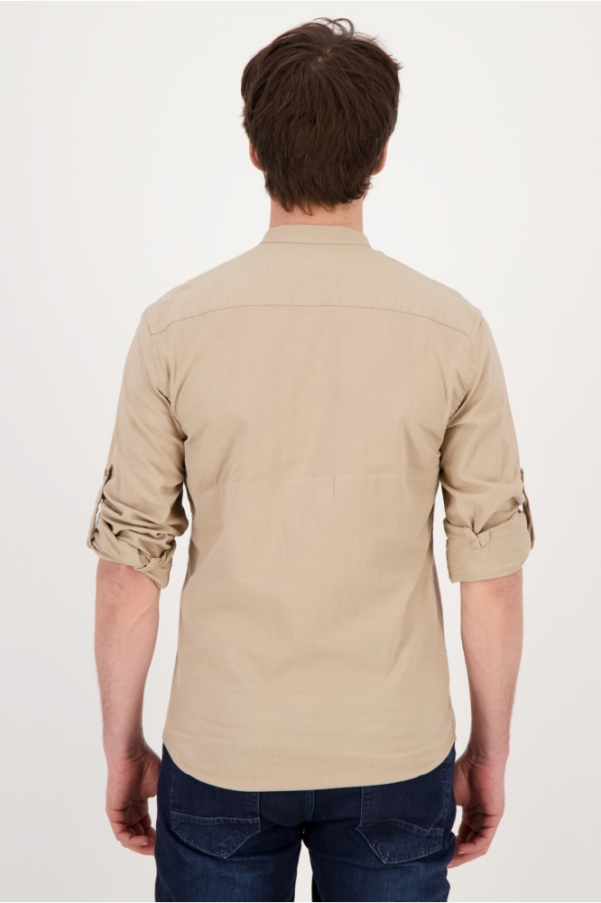 SHIRT 334535 Latte Brown